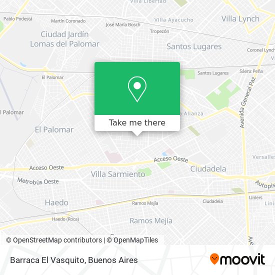 Barraca El Vasquito map