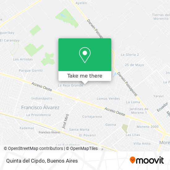 Mapa de Quinta del Cipdo