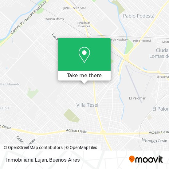 Inmobiliaria Lujan map