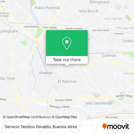 Servicio Tecnico Osvaldo map