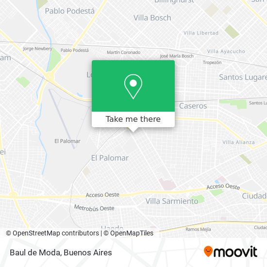 Baul de Moda map