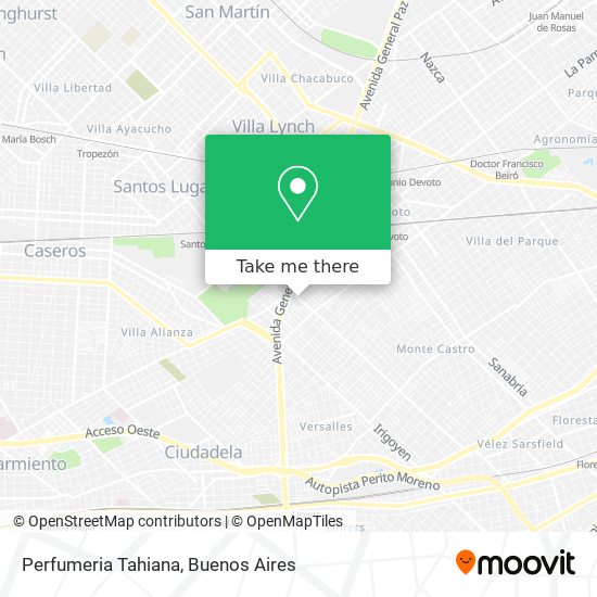 Perfumeria Tahiana map