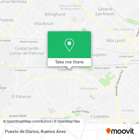 Puesto de Diarios map