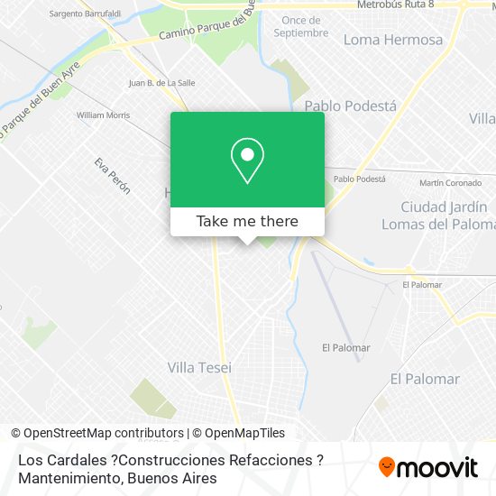 Los Cardales ?Construcciones Refacciones ? Mantenimiento map