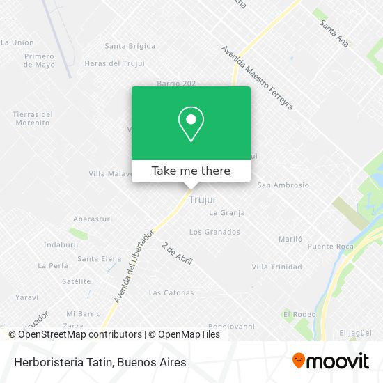 Mapa de Herboristeria Tatin