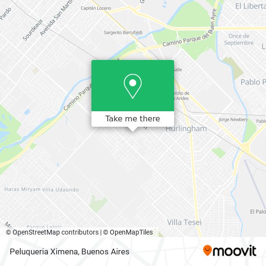 Peluqueria Ximena map