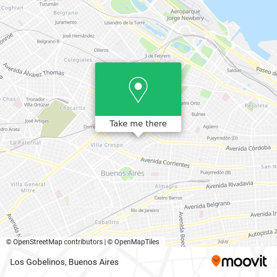 Mapa de Los Gobelinos