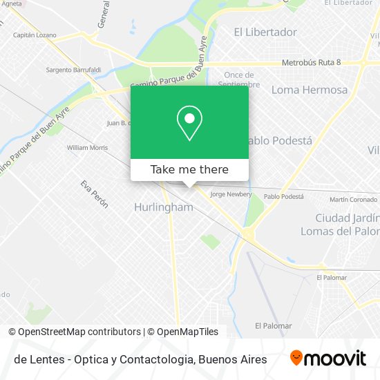 de Lentes - Optica y Contactologia map