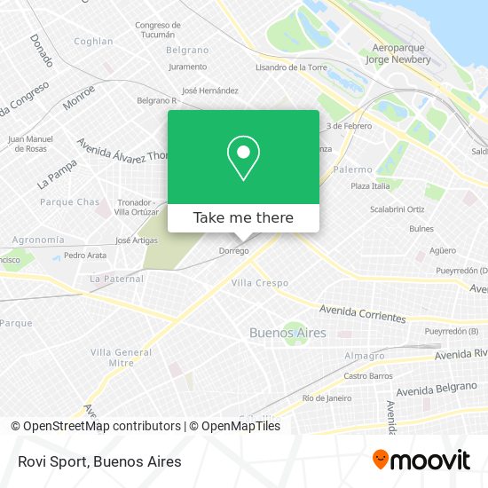 Rovi Sport map