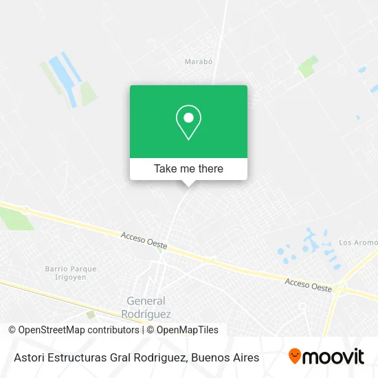 Mapa de Astori Estructuras Gral Rodriguez