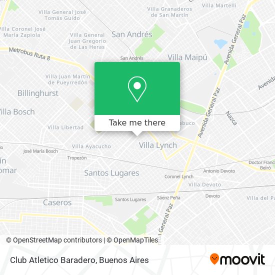 Club Atletico Baradero map