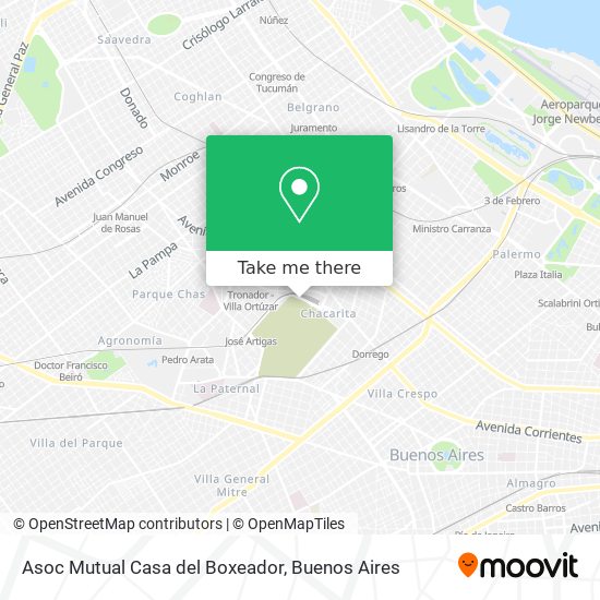 Asoc Mutual Casa del Boxeador map