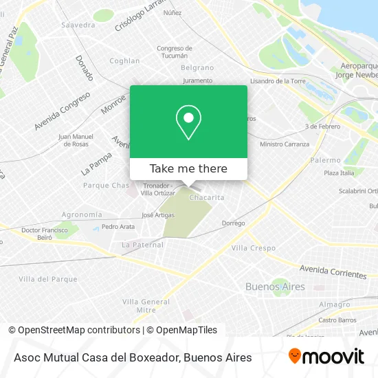 Asoc Mutual Casa del Boxeador map