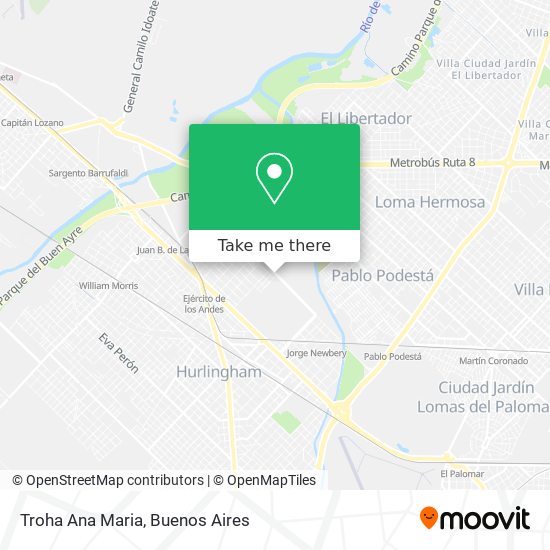 Mapa de Troha Ana Maria