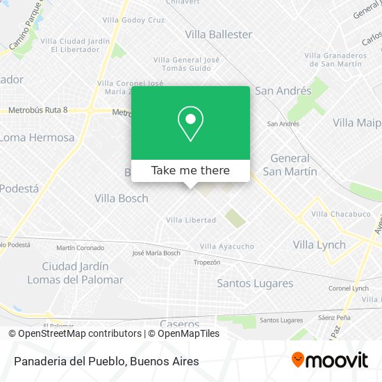 Panaderia del Pueblo map