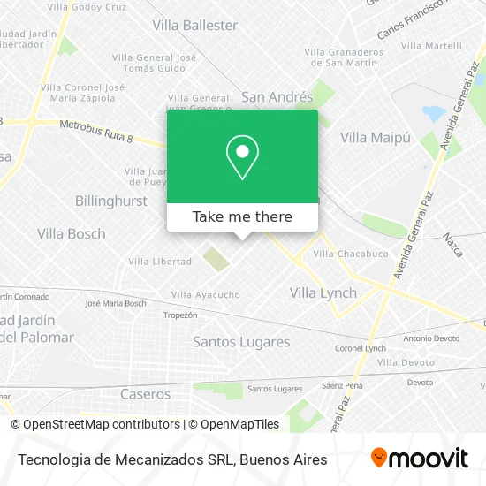 Mapa de Tecnologia de Mecanizados SRL