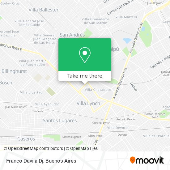 Mapa de Franco Davila Dj