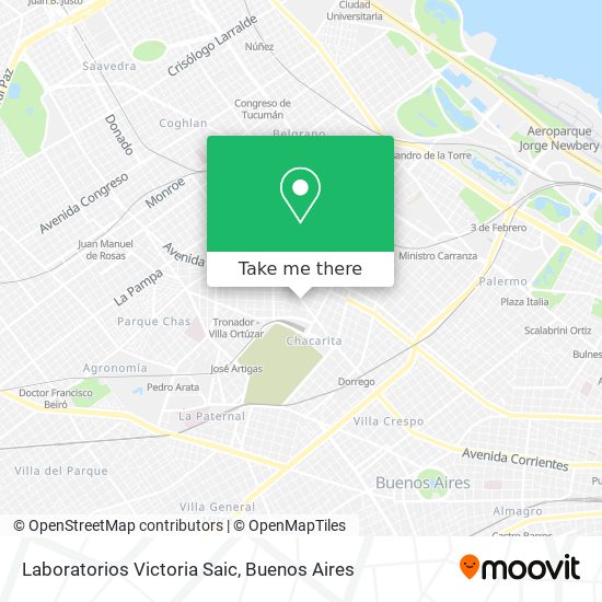 Laboratorios Victoria Saic map
