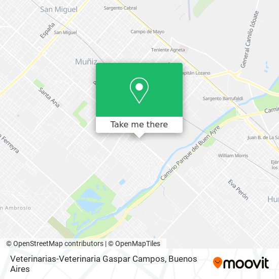 Mapa de Veterinarias-Veterinaria Gaspar Campos