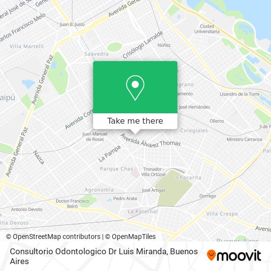 Consultorio Odontologico Dr Luis Miranda map
