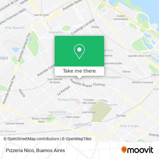 Pizzeria Nico map