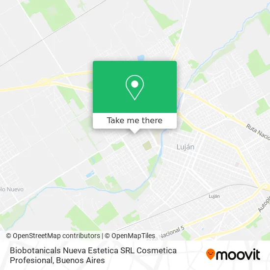 Mapa de Biobotanicals Nueva Estetica SRL Cosmetica Profesional