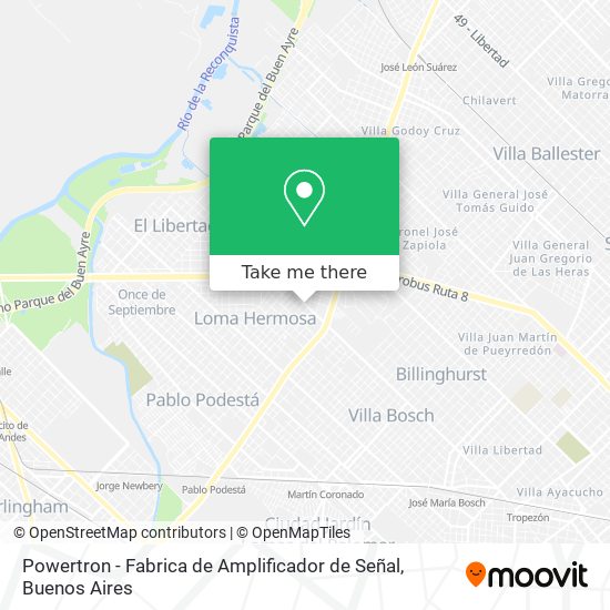 Powertron - Fabrica de Amplificador de Señal map