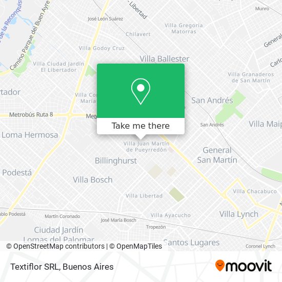 Textiflor SRL map