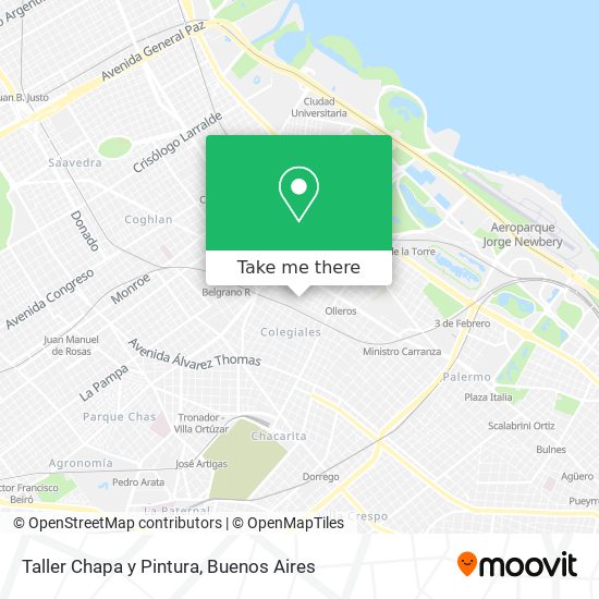 Mapa de Taller Chapa y Pintura