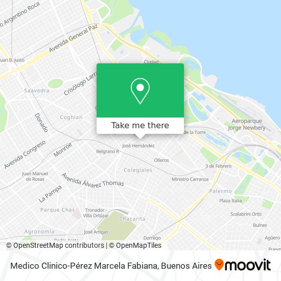 Medico Clinico-Pérez Marcela Fabiana map