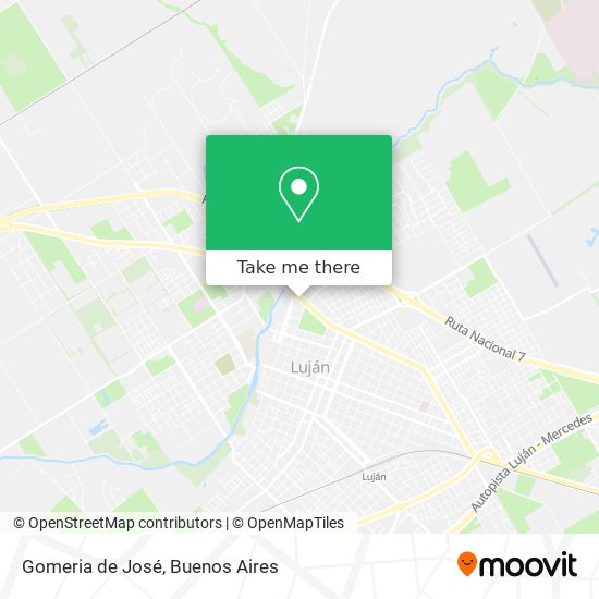 Gomeria de José map