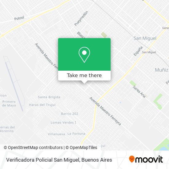 Verificadora Policial San Miguel map