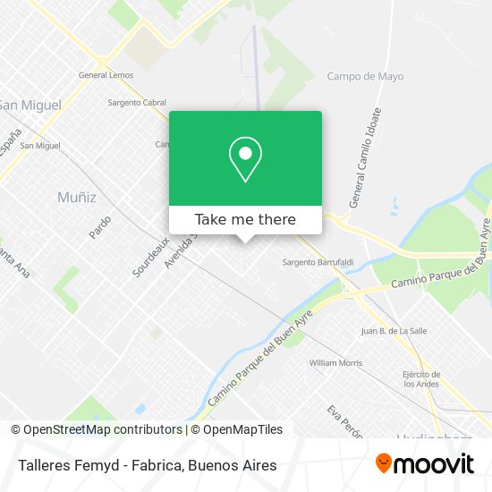 Talleres Femyd - Fabrica map