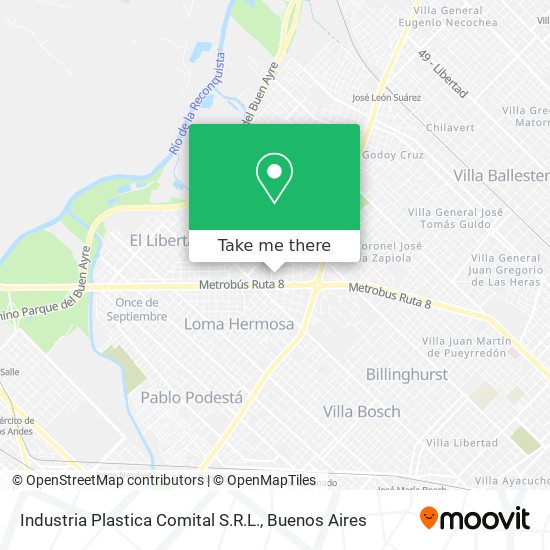 Mapa de Industria Plastica Comital S.R.L.