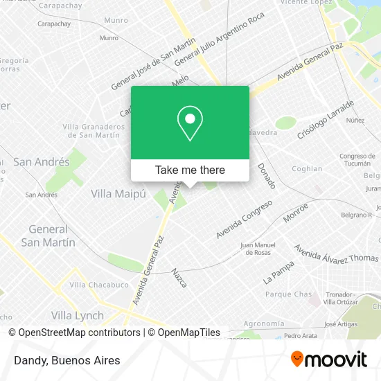 Mapa de Dandy