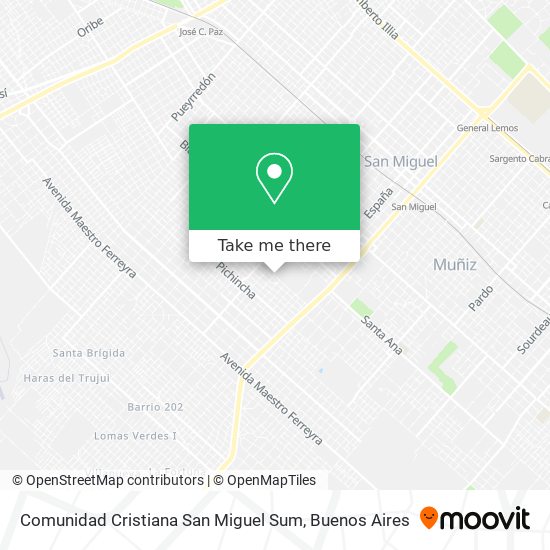 Comunidad Cristiana San Miguel Sum map