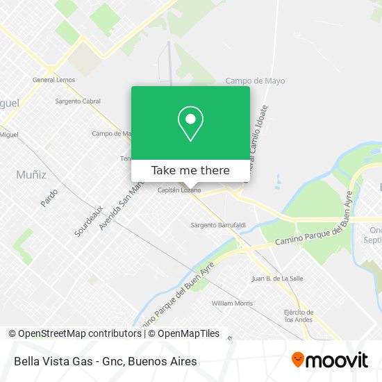 Bella Vista Gas - Gnc map