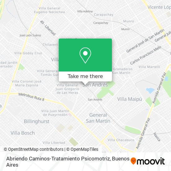 Abriendo Caminos-Tratamiento Psicomotriz map