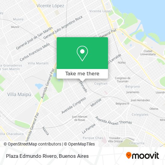 Plaza Edmundo Rivero map