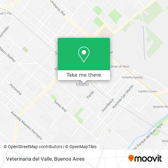 Veterinaria del Valle map