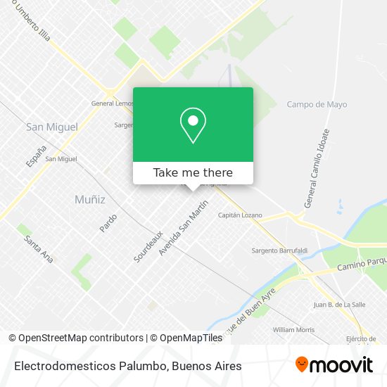 Electrodomesticos Palumbo map