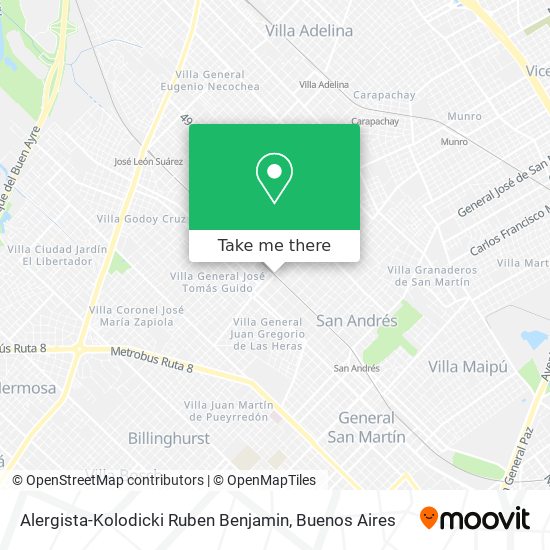 Alergista-Kolodicki Ruben Benjamin map
