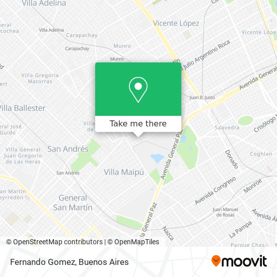 Mapa de Fernando Gomez
