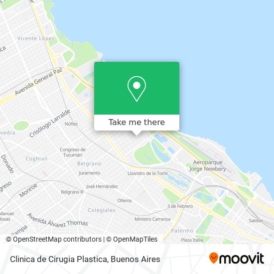 Mapa de Clinica de Cirugia Plastica