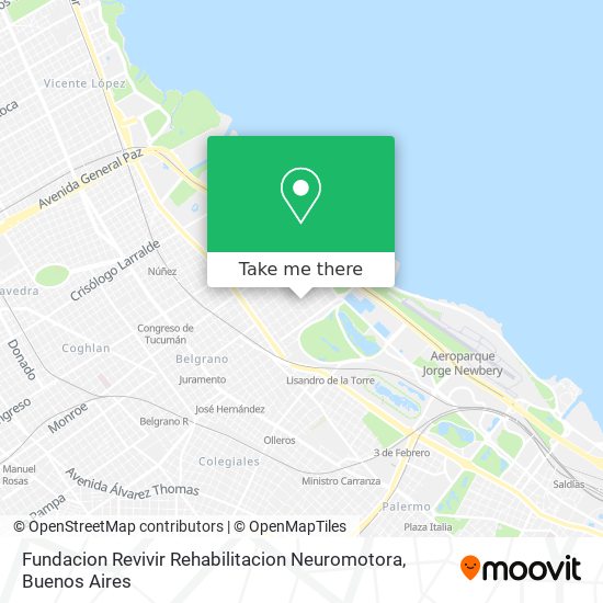 Fundacion Revivir Rehabilitacion Neuromotora map