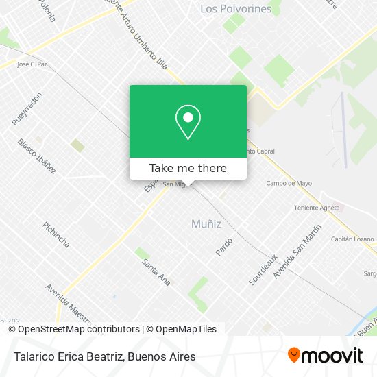 Talarico Erica Beatriz map
