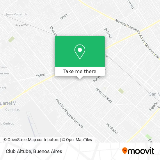 Club Altube map