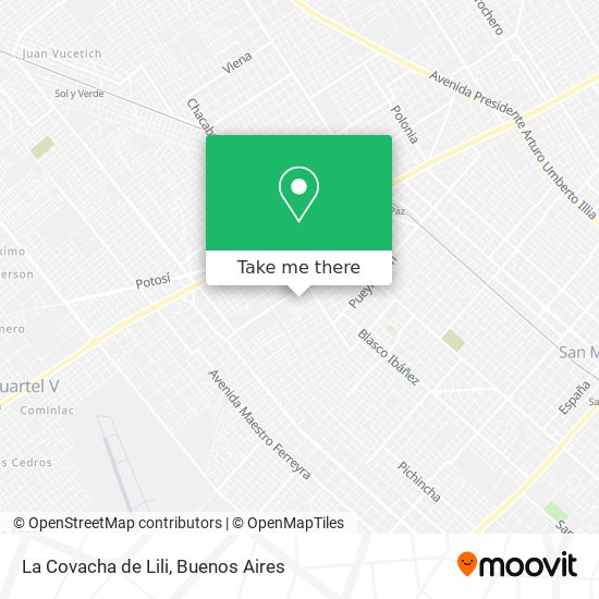 Mapa de La Covacha de Lili