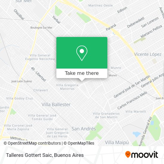 Talleres Gottert Saic map