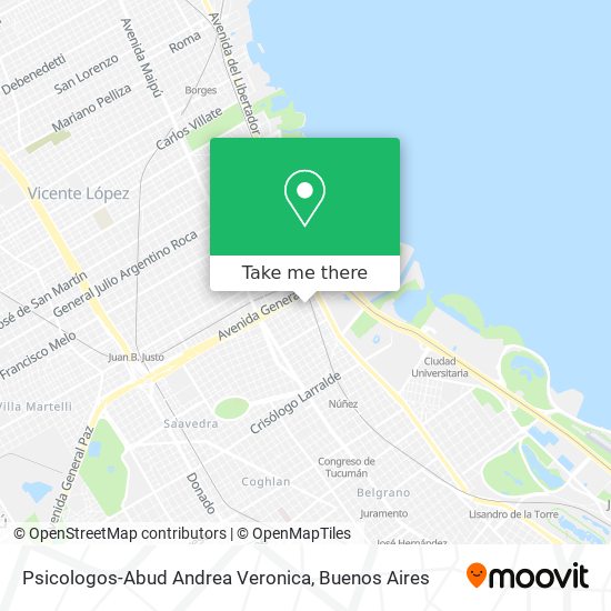 Psicologos-Abud Andrea Veronica map